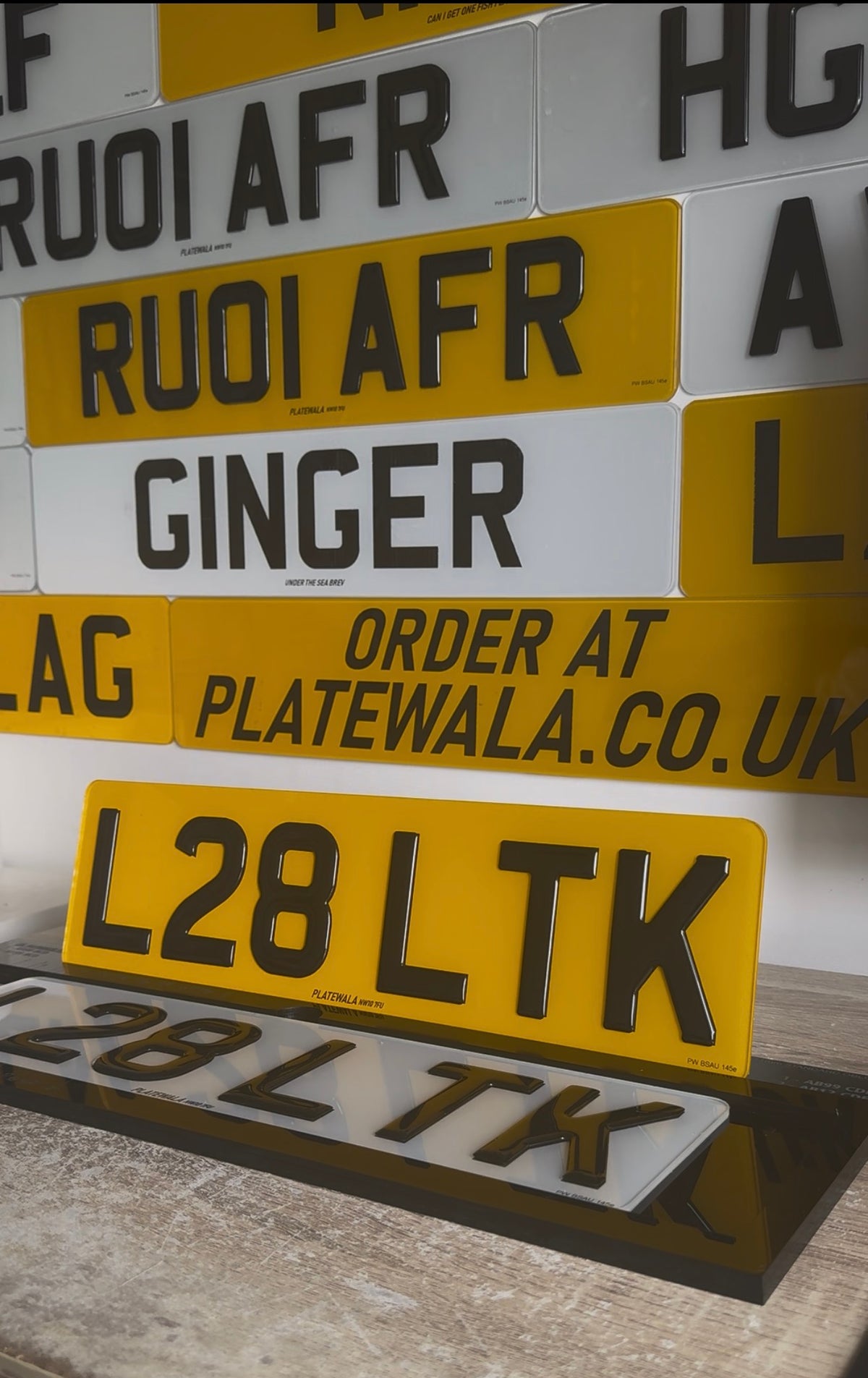 Shortened 3D Gel Plate - Road Legal