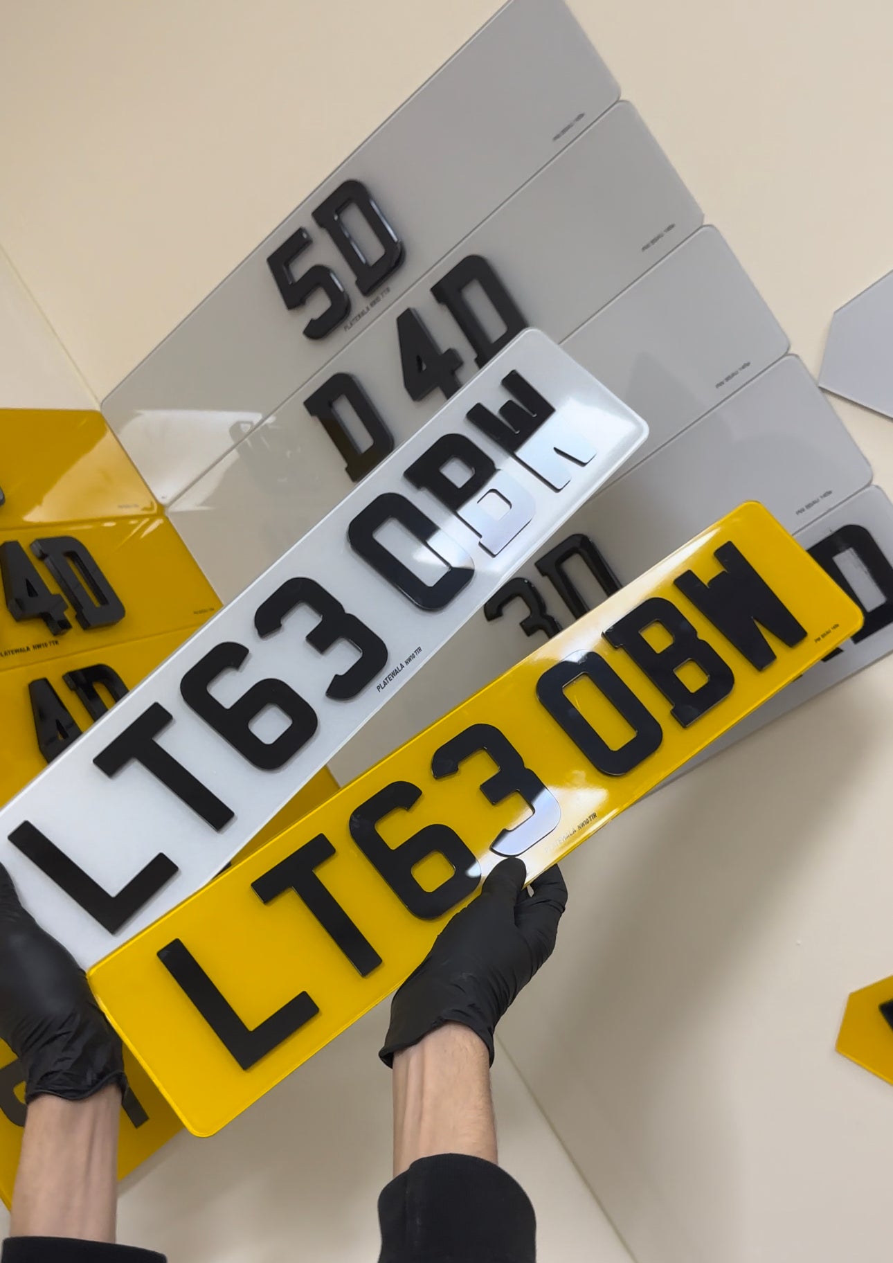 4D Laser Cut Plate - Road Legal